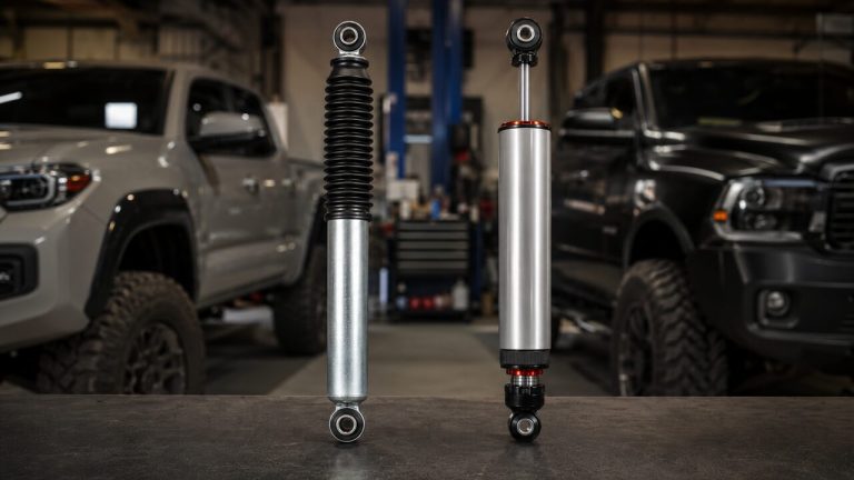 Bilstein 5100 and FOX 2.0 shock absorber comparison