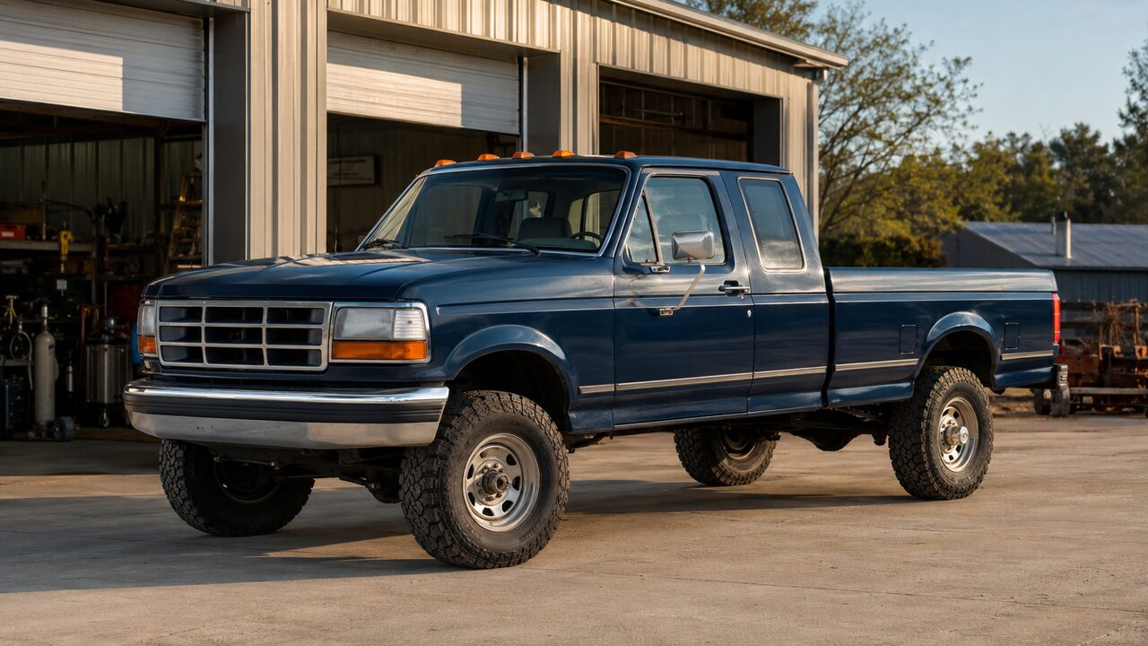 1992–1997 Ford F-350 OBS with a suspension upgrade
