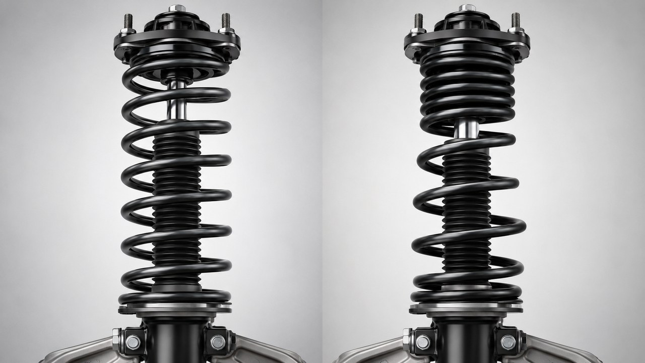 Linear vs progressive suspension springs comparison