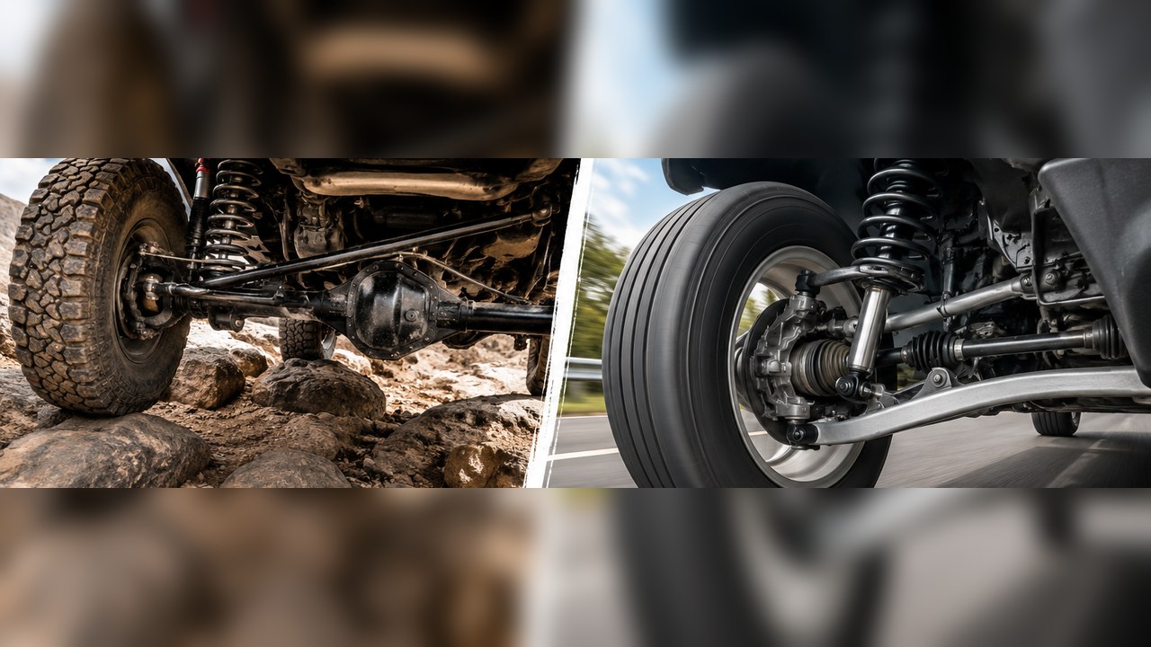 Solid axle vs independent suspension comparison
