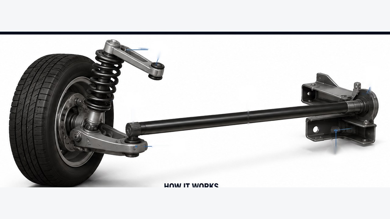 Torsion bar suspension system with control arm and torsion bar
