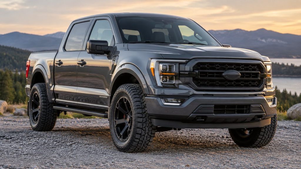 Truck with wider wheel stance created by outward wheel positioning